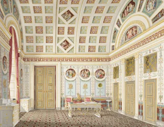 Das Ankleidezimmer von König Ludwig I. im Münchner Residenzpalast